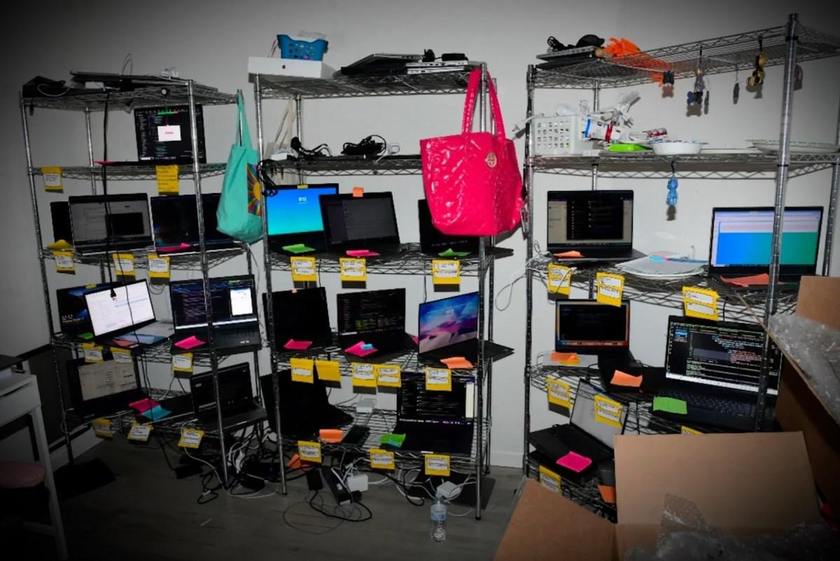 Laptops used in the remote-worker identity scheme