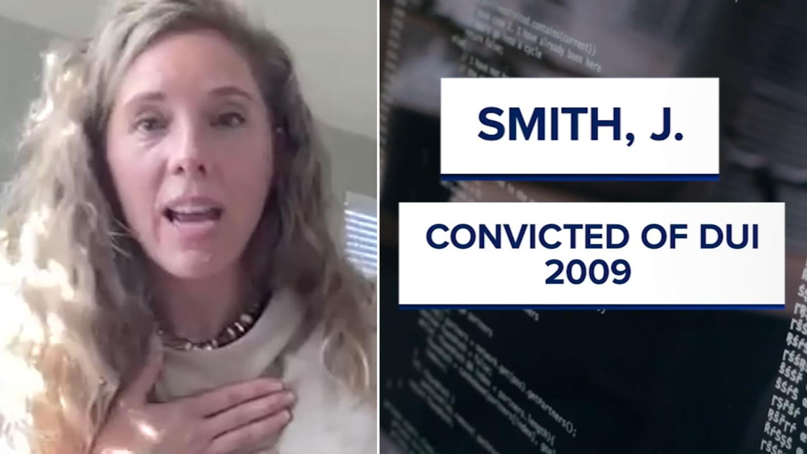 ABC7 graphic showing the teacher and the mistaken record match