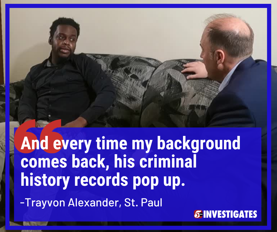 KSTP interview graphic about the twins’ mistaken identities