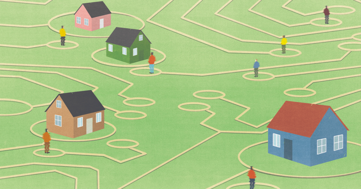The Markup illustration of tenant screening and housing
